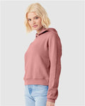 BELLA + CANVAS 7519 Women's Classic Hoodie Sweatshirt - Mauve - model side