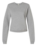 BELLA + CANVAS 7511 Women's Sponge Fleece Crewneck Sweatshirt - Athletic Heather - front