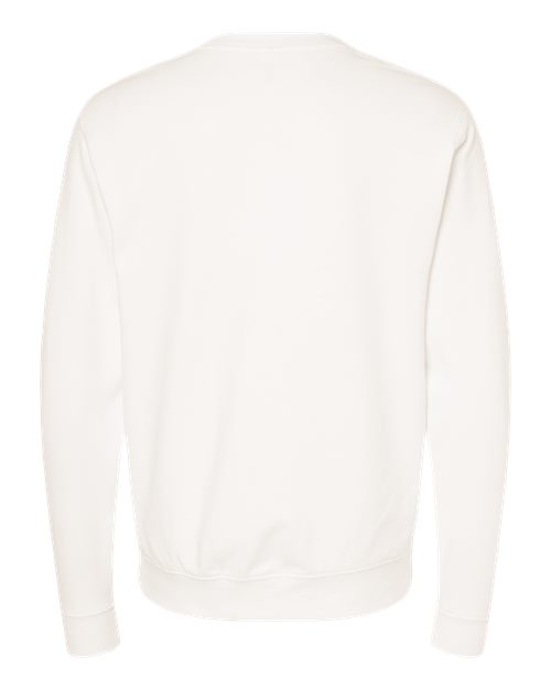 Independent Trading Co. SS3000 Midweight Crewneck Sweatshirt - Bone - back