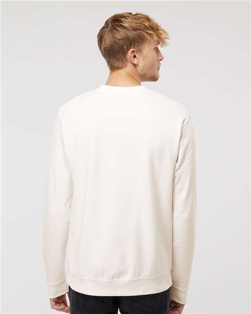 Independent Trading Co. SS3000 Midweight Crewneck Sweatshirt - Bone - model back