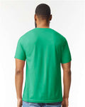Gildan 64000CVC Unisex Softstyle CVC T-Shirt - Kelly Mist - model back