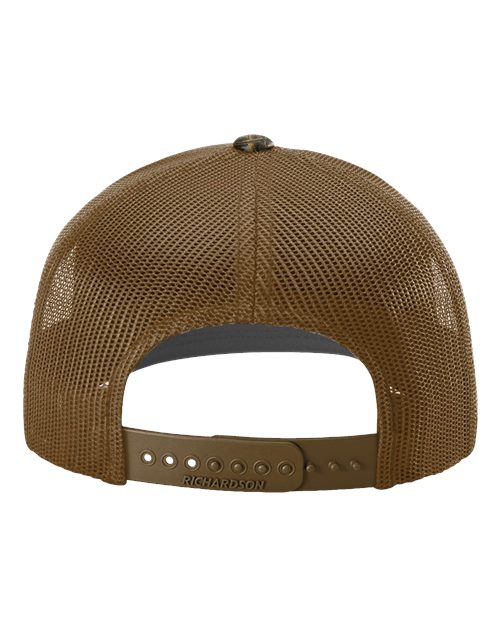 Richardson 112P Printed Trucker Cap - Realtree Max 7/ Buck - back