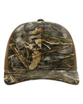 Richardson 112P Printed Trucker Cap - Realtree Max 7/ Buck - front