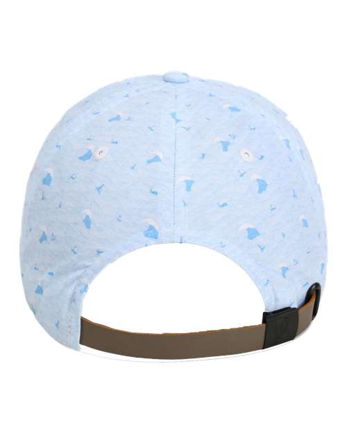 Imperial DNA010 The Aloha Rope Cap - Blue Waves - back