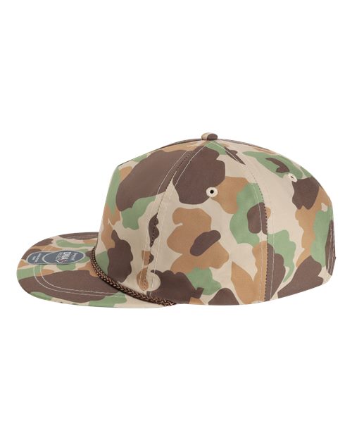 Imperial DNA010 The Aloha Rope Cap - Frog Skin Camo/ Brown - side
