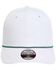 White/ Dark Green