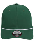 Imperial 7054 The Wingman Cap - Forest/ White - front
