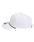 Imperial 7054 The Wingman Cap - White/ Navy/ White/ Red - side