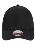 Imperial 6054 The Habanero Performance Rope Cap - Black - front