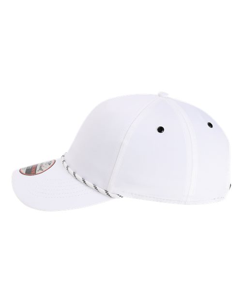 Imperial 6054 The Habanero Performance Rope Cap - White - side