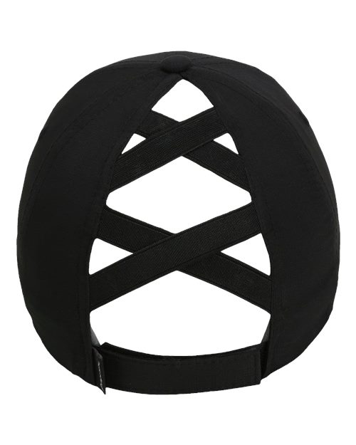 Imperial L338 The Hinsen Performance Ponytail Cap - Black - back