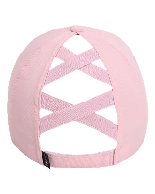 Imperial L338 The Hinsen Performance Ponytail Cap - Light Pink - back