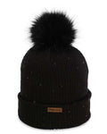 Imperial 6014 The Montage Pom Cuffed Beanie - Black - back