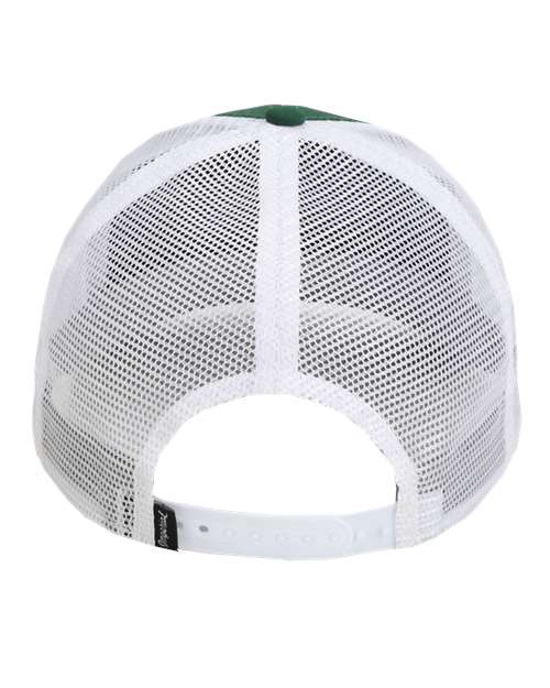 Imperial 7055 The Night Owl Performance Rope Cap - Forest/ White - back