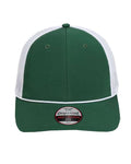 Imperial 7055 The Night Owl Performance Rope Cap - Forest/ White - front