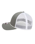Imperial 7055 The Night Owl Performance Rope Cap - Grey/ White - side
