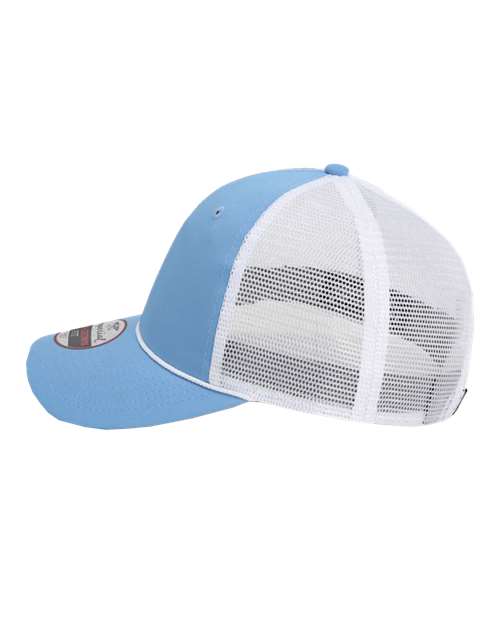 Imperial 7055 The Night Owl Performance Rope Cap - Powder Blue/ White - side