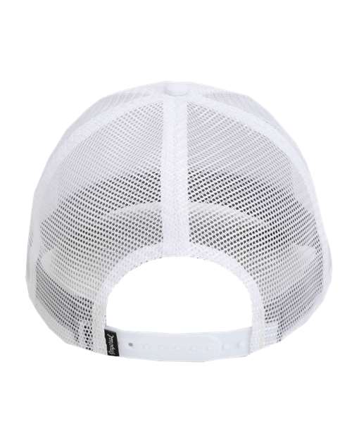 Imperial 7055 The Night Owl Performance Rope Cap - White/ White - back
