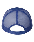 Valucap S102 Sandwich Trucker Cap - Royal - back