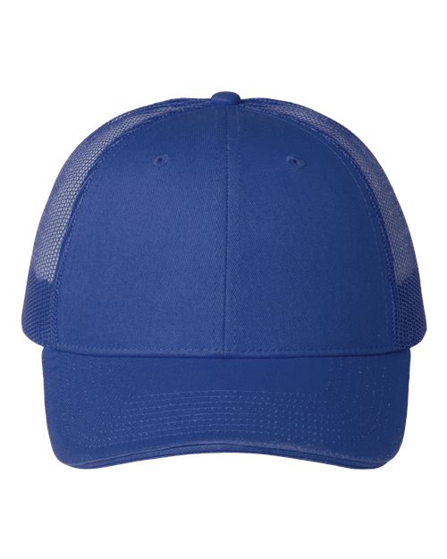 Valucap S102 Sandwich Trucker Cap - Royal - front