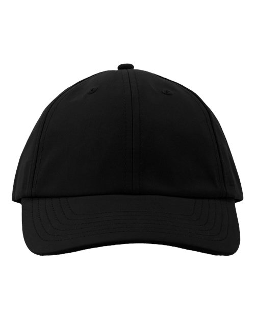 Valucap SM140 Performance Microfiber Cap - Black - front