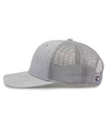 The Game GB452E Everyday Trucker Cap - Heather Light Grey - side