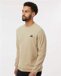 Adidas A586 Men's Terry Loop Crewneck Sweatshirt - Hemp - model side