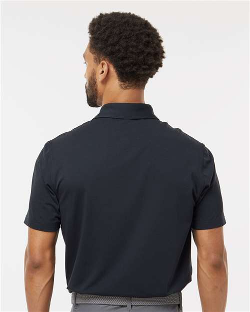 Adidas A590 Men's Blended Polo - Solid Black - model back