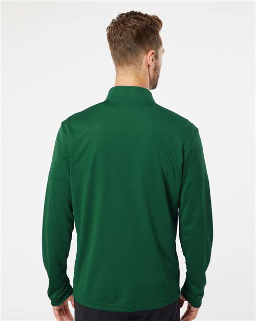 Adidas A401 Men's Ultimate365 Lightweight Quarter-Zip Pullover - Collegiate Green - model back