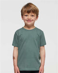 Rabbit Skins 3321 Toddler Fine Jersey Tee - Basil - model front
