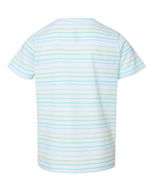 Rabbit Skins 3321 Toddler Fine Jersey Tee - Marine Stripe - back