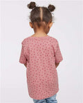 Rabbit Skins 3321 Toddler Fine Jersey Tee - Mauvelous Spot - model back