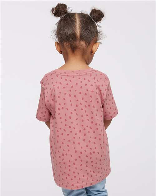 Rabbit Skins 3321 Toddler Fine Jersey Tee - Mauvelous Spot - model back