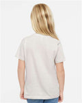 Rabbit Skins 3321 Toddler Fine Jersey Tee - Porcelain - model back