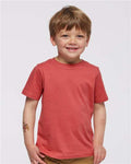 Rabbit Skins 3321 Toddler Fine Jersey Tee - Passionfruit - model front