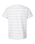 Rabbit Skins 3321 Toddler Fine Jersey Tee - Shadow Stripe - back