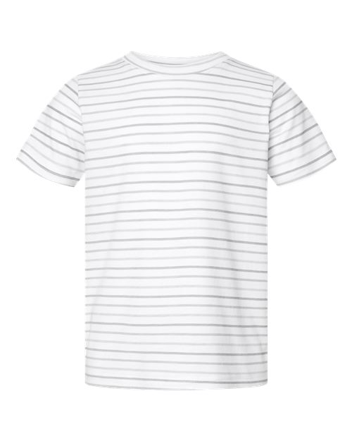 Rabbit Skins 3321 Toddler Fine Jersey Tee - Shadow Stripe - front