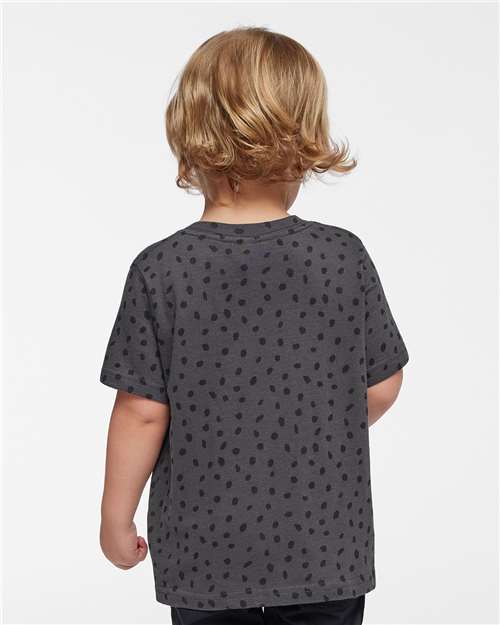 Rabbit Skins 3321 Toddler Fine Jersey Tee - Slate Spot - model back