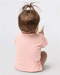 Rabbit Skins 4424 Infant Fine Jersey Bodysuit - Blush - model back