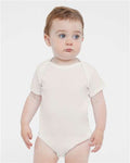 Rabbit Skins 4424 Infant Fine Jersey Bodysuit - Porcelain - model front