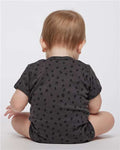 Rabbit Skins 4424 Infant Fine Jersey Bodysuit - Slate Spot - model back