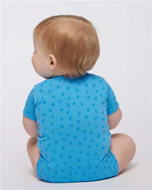 Rabbit Skins 4424 Infant Fine Jersey Bodysuit - Tradewind Spot - model back