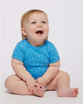 Rabbit Skins 4424 Infant Fine Jersey Bodysuit - Tradewind Spot - model front