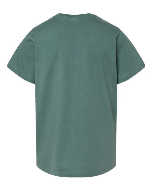 LAT 6101 Youth Fine Jersey Tee - Basil - back