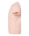 LAT 6101 Youth Fine Jersey Tee - Blush - side
