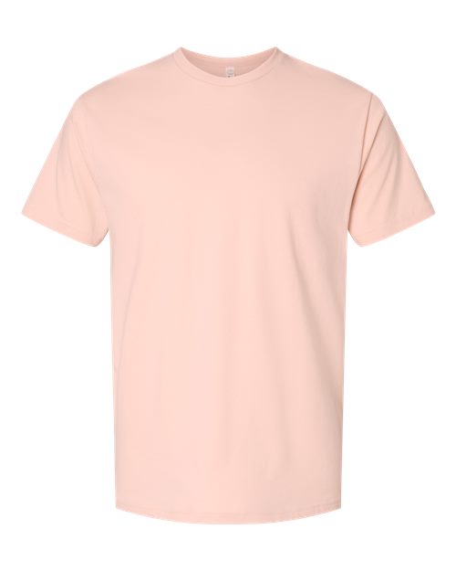 LAT 6901 Unisex Fine Jersey Tee - Blush - front