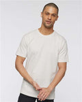 LAT 6901 Unisex Fine Jersey Tee - Porcelain - model front