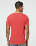 LAT 6901 Unisex Fine Jersey Tee - Passionfruit - model back