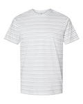 LAT 6901 Unisex Fine Jersey Tee - Shadow Stripe - front