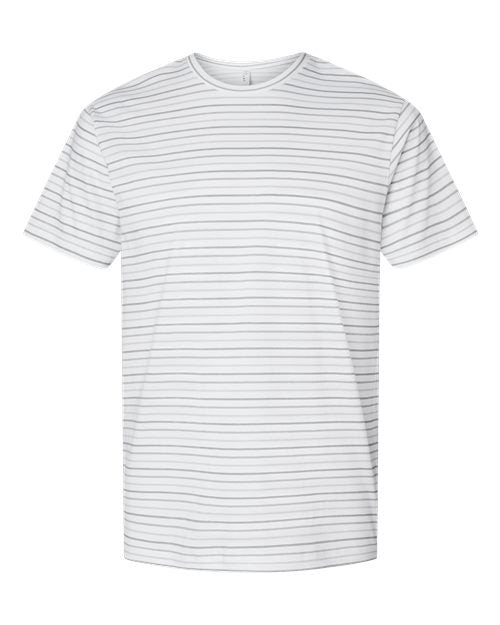 LAT 6901 Unisex Fine Jersey Tee - Shadow Stripe - front